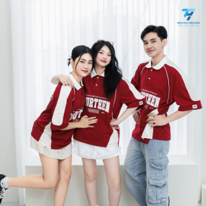 Mẫu Áo Lớp Rookie Đỏ Đô Chất Liệu Cotton 100%