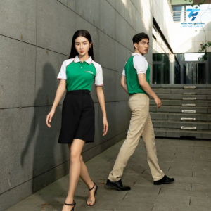 Mẫu Áo Đồng Phục Công Ty Phối Tay